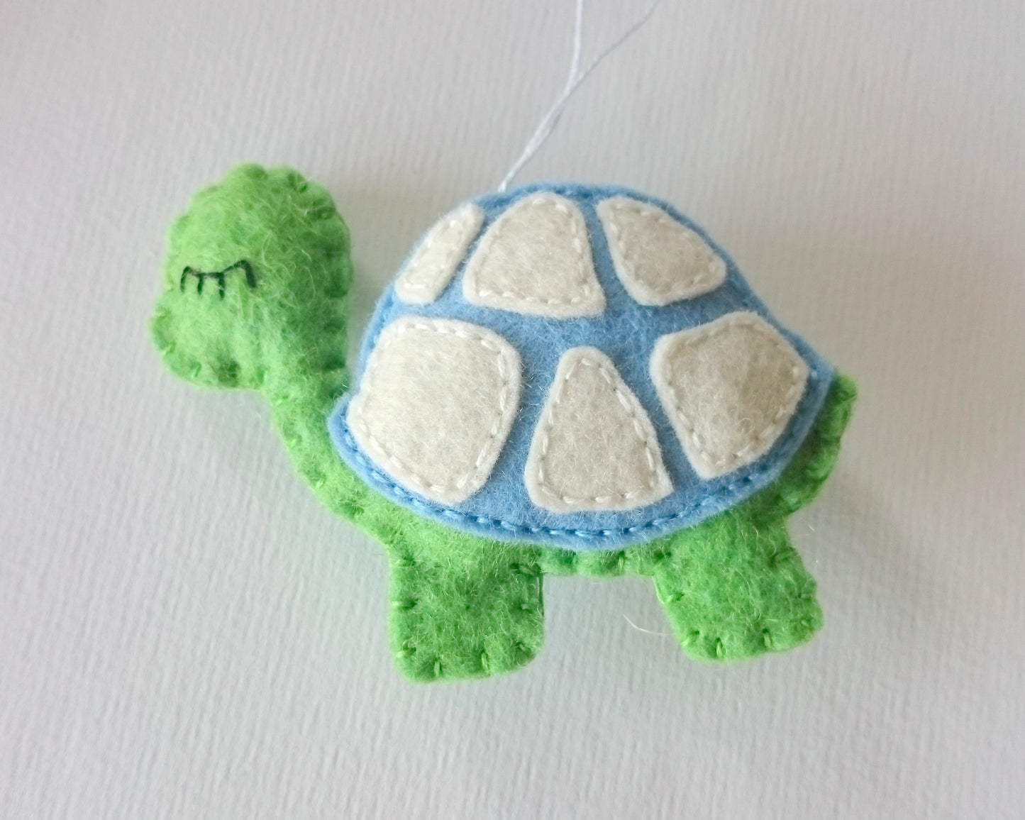 Felt turtle ornament